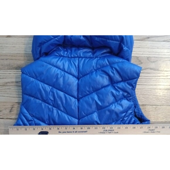Marc New York Puffy Winter Ski Vest NEW Women's MEDIUM Lined Hood Blue - Picture 9 of 11